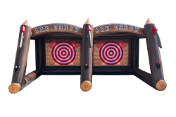 Inflatable Axe Throwing Dual Lane Inflatable Axe Throwing Dual Lane