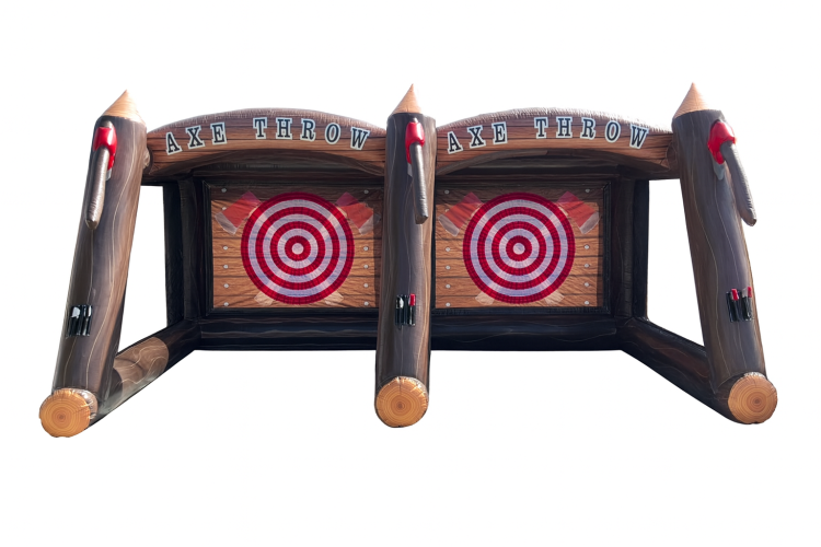 Inflatable Axe Throwing Dual Lane Inflatable Axe Throwing Dual Lane